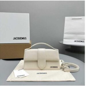 Jacquemus Women’s Le Chiquito Mini Handbag – White Leather Shoulder Bag